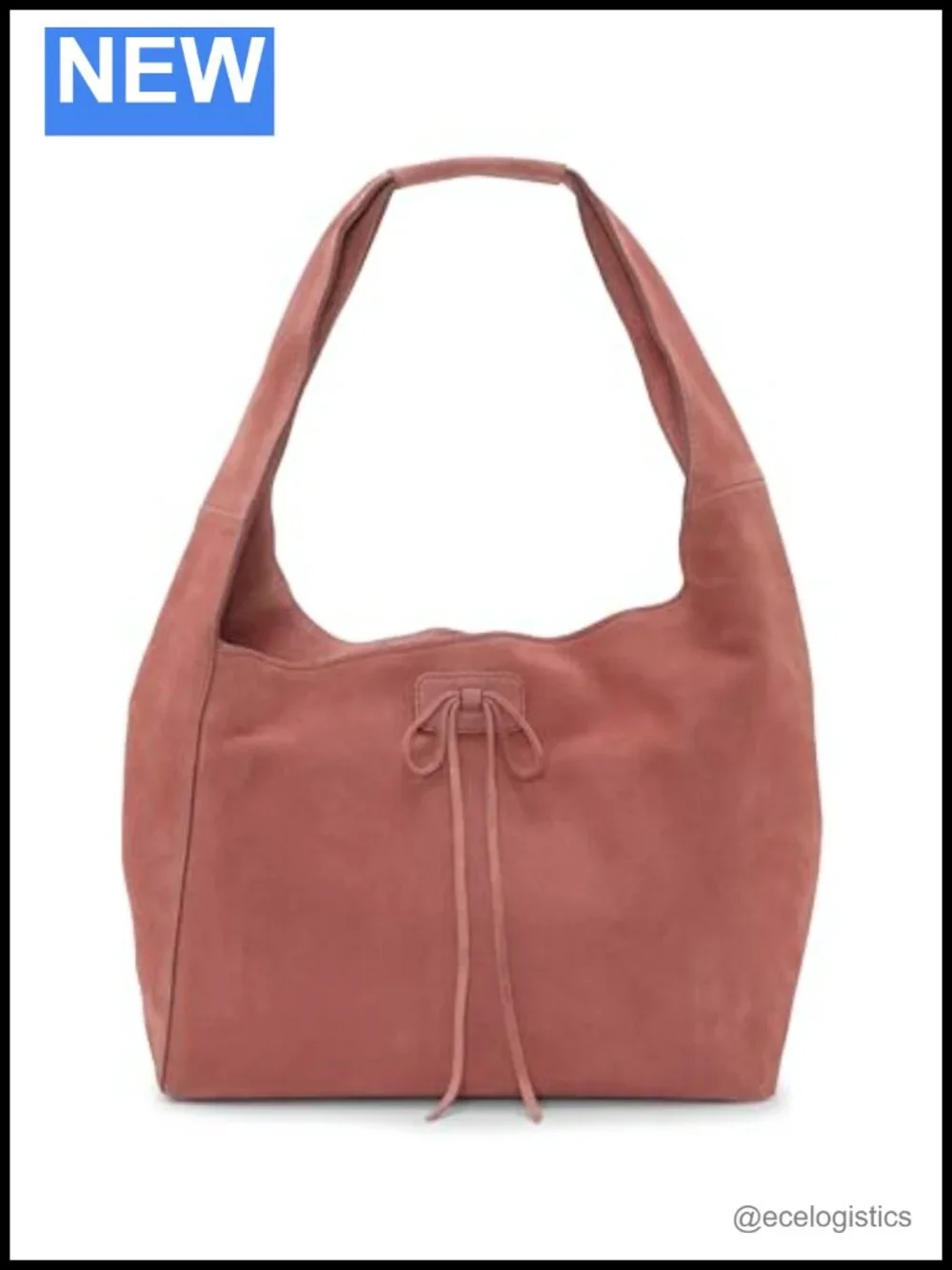 Lucky Brand Clem-sh Women's Leather Hobo Shoulder Bag Magnetic Closure